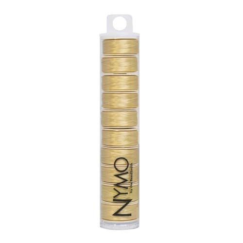 The Beadsmith Nymo Thread, Made of Nylon - size: Size D, 64 Yards, style: Cream