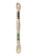 DMC Thread 6-Strand Embroidery Cotton 8.7 Yards Ultra Very Light Beige Brown 117-543 (12-Pack) - color: Beige Brown, size: 8.7 yards