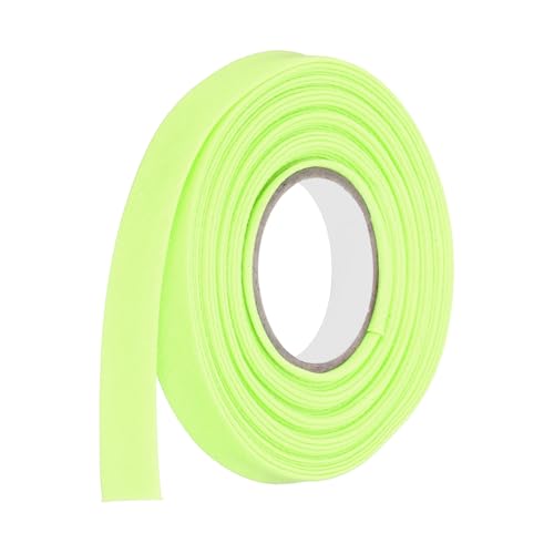 MECCANIXITY 1/2 Inch Double Fold Bias Tape Polyester Continuous Bulk Bias Tape for Sewing, Seaming Quilting Hemming Binding Crafts (Light Yellow 6 Yards) - color: Light Yellow, size: 1/2 Inch x 6 Yards