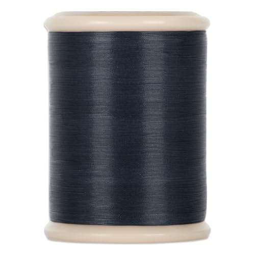 YLI Hand Quilting Thread - 100% Egyptian Cotton, Glazed, Strong & Tangle-Free, 500 yd. Spool - Dark Blue - color: Dark Blue