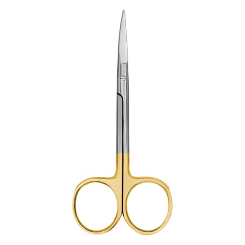 Iris Scissors 4.50" Str/Cud/Angled TC Tungsten Carbide, Supercut O.R. Grade (T/C Tungsten-Carbide Curved) - style: T/C Tungsten-Carbide Curved