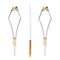 HERCULES Fly Tying Tools, Fly Tying Kit with Bobbin Thread Holder, Wire Threader, Knot Whip Finisher, Hackle Plier, Bodkin, Fly Fishing Lure Making Accessories - color: 2pcs Bobbin + 1pcs Threader