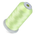 Simthread Glow in Dark Thread 2500 Yards 30WT Light Yellow - color: Light Yellow