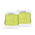 Embroidery Floss Kit and Refills - Cotton Threads - DMC Color Coding for Cross Stitch, String Crafts, Friendship Bracelets - color: 3348 Light Juniper