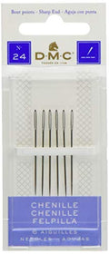 DMC Chenille Hand Needles, Size 24 6/Pkg - size: Size 24
