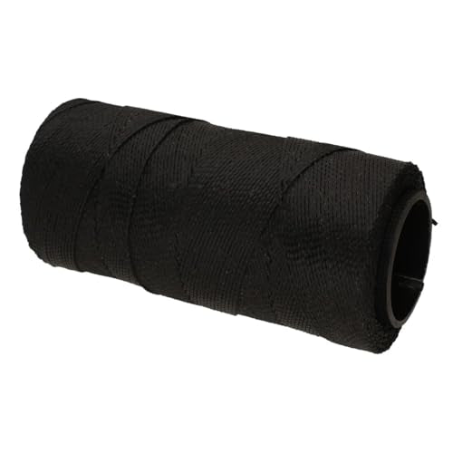 The Beadsmith Knot It Waxed Polyester Cord – Black Color – 0.7mm Diameter – Light Wax, 144 Meters (472 Feet) Per Spool – Make Jewelry, Macrame, Friendship Bracelets and DIY Crafts - color: Black