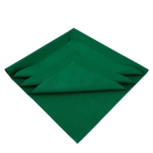 7PCS Solid Color Cotton Fabric Squares 20" x 20" Fat Quarter Fabric Bundles Craft Fabric for Patchwork Sewing Quilting Crafting DIY (Green) - color: Green