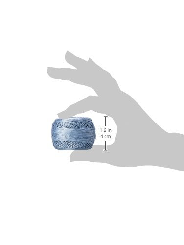 DMC 116 12-932 Pearl Cotton Thread Balls, Light Antique Blue, Size 12