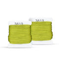 Embroidery Floss Kit and Refills - Cotton Threads - DMC Color Coding for Cross Stitch, String Crafts, Friendship Bracelets - color: 3819 Light Chartreuse