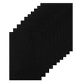 HaoFeiJH 10 Pcs Black Felt Sheets, A4 8x12 Inch Felt Fabric for Crafts - color: Black-3