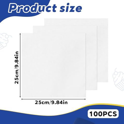 SHENLIU 100Pcs 10x10In Cotton Fabric Squares Precut Quilting Fabric Bundles