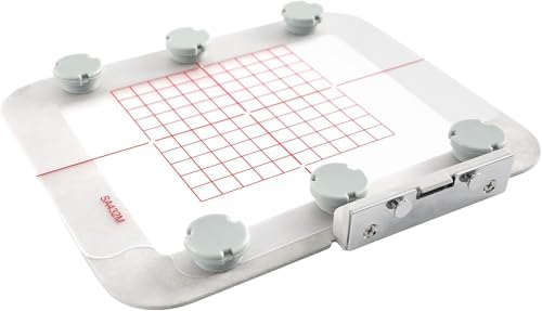 Sew Tech Magnetic Embroidery Hoop for Brother, 4x4in 100x100mm Round SA432 - size: 4" x 4" - SA432M