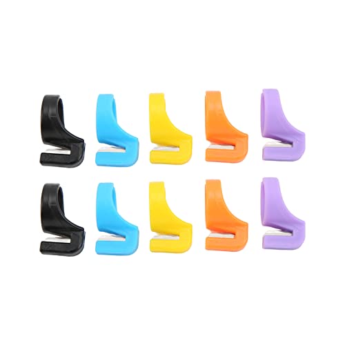 GLOGLOW 10Pcs Ring Thread Cutter, Portable Quilting Tool