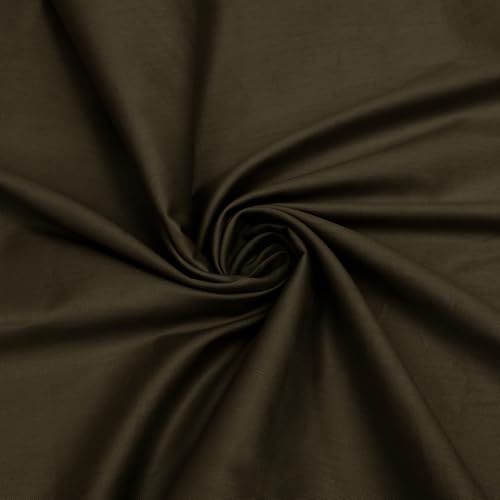 Homiest Chocolate Brown Cotton Broadcloth Fabric by The Yard, 1Yard x56In - color: Chocolate Brown, size: 1 Yard