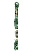 DMC 117-367 Mouline Stranded Cotton Six Strand Embroidery Floss Thread, Dark Pistachio Green, 8.7-Yard