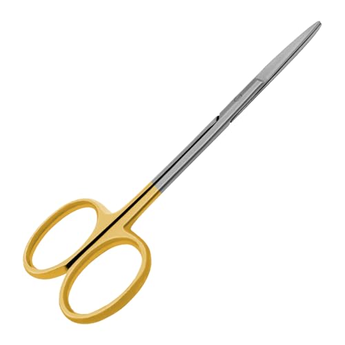 Iris Scissors 4.50" Str/Cud/Angled TC Tungsten Carbide, Supercut O.R. Grade (T/C Tungsten-Carbide Straight) - style: T/C Tungsten-Carbide Straight