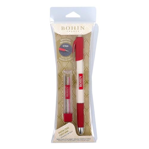Bohin EXTRA FIN PENCIL 0,9mm + 6 ASSRT LEADS, one - color: One, size: 1 Count (Pack of 1)