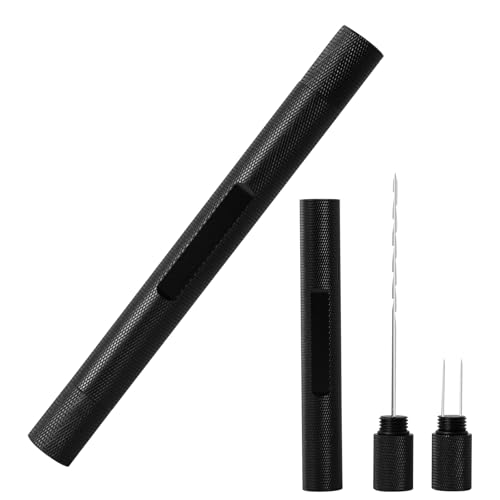 Punch Tool Set,Ventilator Needle,Draw Enhancer Tool Needle(Black) - color: Black