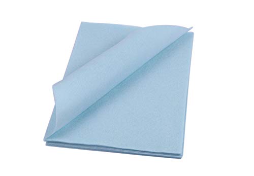 YYCRAFT Craft Soft Felt Sheets 9 Inch X 12 Inch - 24 Pcs Pack, Baby Blue - color: Baby Blue
