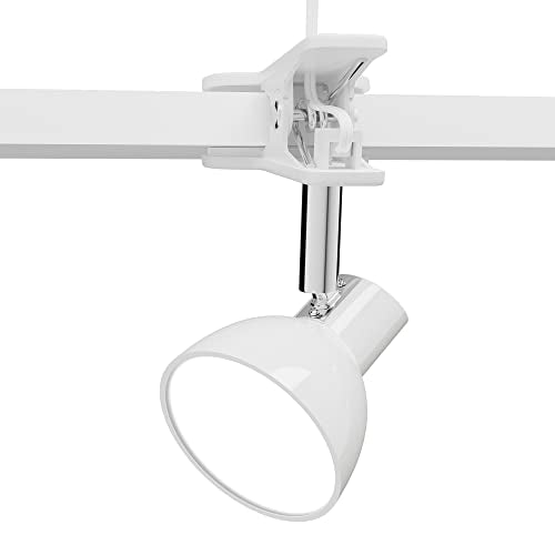 deeloop Clip On Light, 400LM Reading Lamp, Flexible Clamp Light, White - color: White
