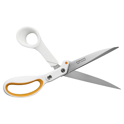 Fiskars 10" Amplify RazorEdge Fabric Scissors, Heavy Duty Fabric Shears - style: Amplify RazorEdge 10"