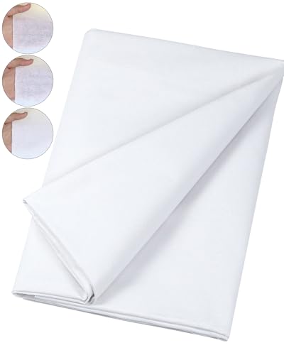 Medium Weight Woven Cotton Iron-On Fusible Interfacing,44"X 2yd 100% Cotton - size: Medium Weight