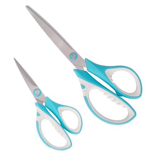 MAUFORE Blue Professional Sewing Scissors and Rotary Cutter with Blades Set - color: Blue