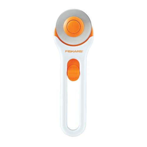 Fiskars 45mm Stick Rotary Paper Edger, Paper & Cardstock Cutting Tool - color: Paper Edger White