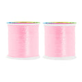 Mandala Crafts Metallic Pink Embroidery Floss for Sewing, 218 Yard Spool - color: Pink, size: 200M 218 Yards