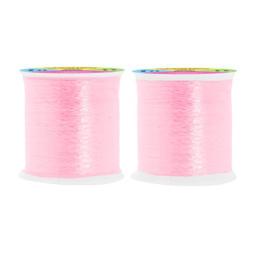 Mandala Crafts Metallic Pink Embroidery Floss for Sewing, 218 Yard Spool - color: Pink, size: 200M 218 Yards