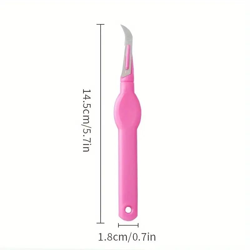 1pc Sewing Seam Ripper with Purple Plastic Handle – Thread Cutter for Sewing, Craft, and Needlework - color: 1pc