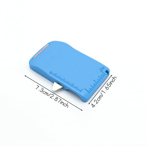 Magnetic Seam Guide for Sewing Machine - Hemmer Guide and Seam Rippers with Scale, Multi-Purpose Sewing Tool and Gadgets for Home Handicraft DIY (Blue) - color: Blue