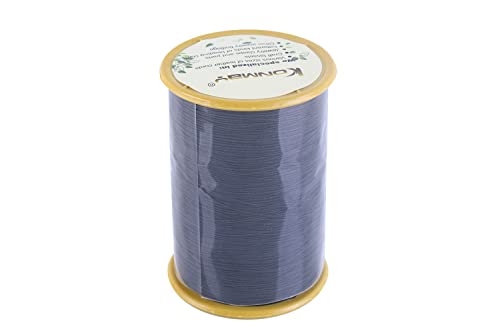 KONMAY Elastic Thread for Sewing Machine, 500 Meters 0.5mm Black for Shirring, Smocking, Gathering, Stretchy Strings for Bracelets - color: Black