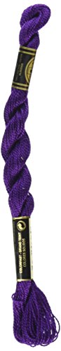 DMC 115 5-550 Pearl Cotton Thread, Very Dark Violet, Size 5