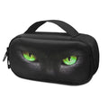 Black Cat Green Eyes Diabetic Supplies Travel Case Glucose Meter Storage Bag Insulin Pen & Medication Carrying Case for Test Strips, Lancets, Syringe, Needles, Easy to Use - color: Black Cat Green Eyes