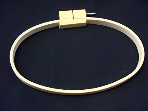 Frank A. Edmunds 5915 Embroidery Wood 9in x 15in Oval Quilt Hoop-9"X15", 4"