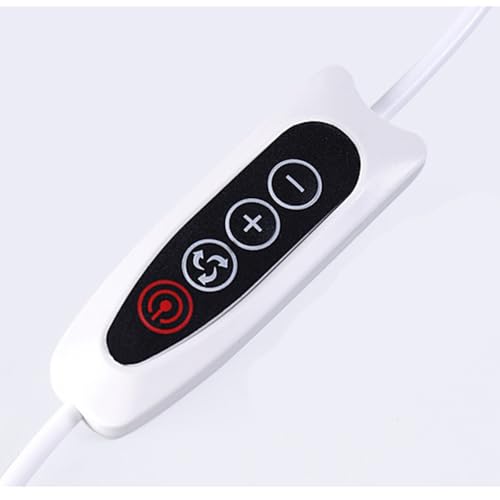 White LED Easel Lamp Clip-On Art Light for Artists - 3 Colour Modes, 10-Level Dimmable Eye-Care Desk Lamp, Flexible 360° Gooseneck, USB Powered for Painting, Drawing, Headboards, Drafting Tables - color: White
