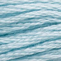DMC 117-3761 Mouline Stranded Cotton Six Strand Embroidery Floss Thread, Light Sky Blue, 8.7-Yard