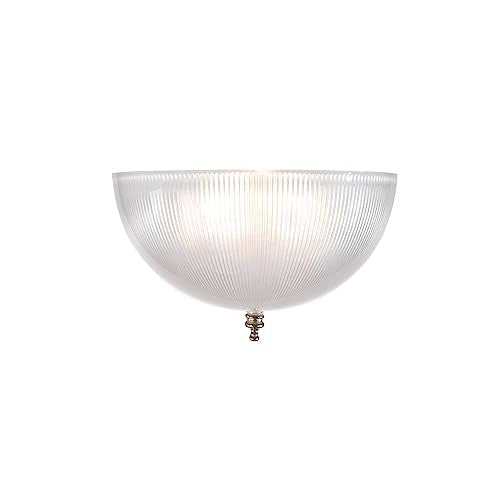 Aspen Creative 28007-75-2, Clip-on Dome Shade in Clear Finish, 8" Diameter x 4" Height, 2 Pack - color: Clear - Dome