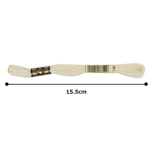 DMC 6-Strand Embroidery Cotton Floss, Off White - color: Off White, size: 8.7 yards