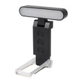 Book Light, USB Rechargeable Clip-On Reading Light with Timer - color: Black, size: Rectangle