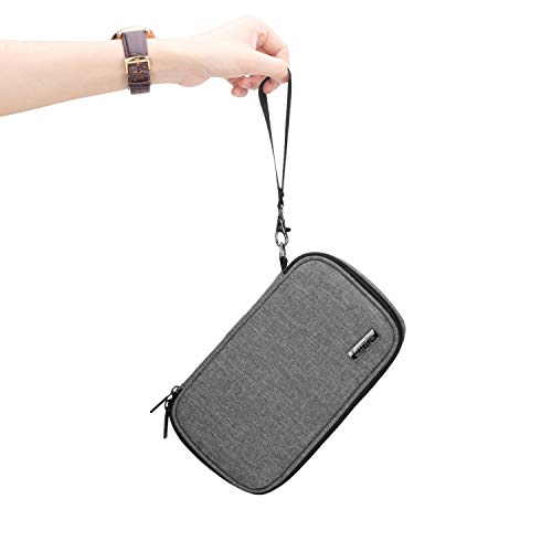 LUXJA Diabetic Supplies Travel Case, Gray - color: Gray