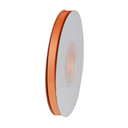 ITIsparkle 1/4" Inch Double Faced Satin Ribbon 50 Yards-Roll Set for Gift Wrapping Scrap Books Party Favor Hair Braids Baby Shower Decoration Floral Arrangement Craft Supplies, Peach Ribbon - color: Peach