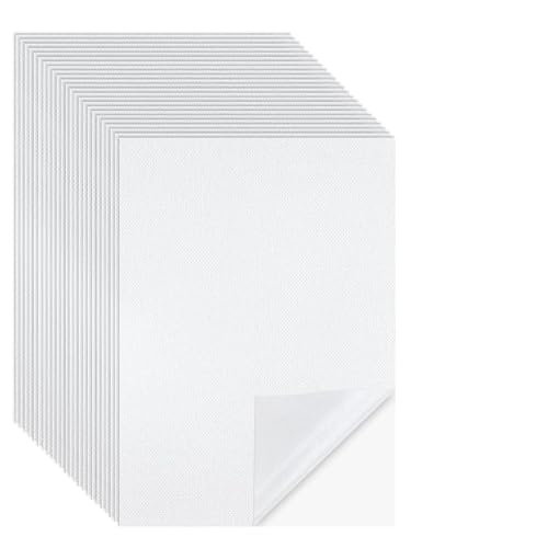 HKC 6PCS 8.3"x11.7" Sticky Water Soluble Embroidery Stabilizer Printable