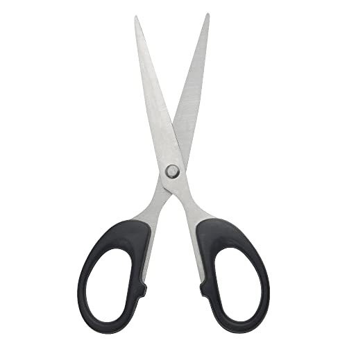 12Pack 6.3Inch Sewing Scissors Yarn Thread Craft Scissors Small Snips Trimming Nipper for Home Office School DIY Projects (Black)