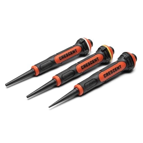 Crescent 3 Piece Set, 5" Gripped Punch - CNPS12332G - style: 3 Pc. Gripped