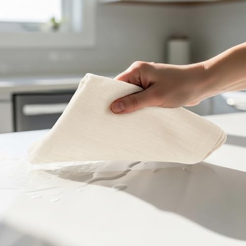 Utopia Kitchen Natural Flour Sack Towels [12 Pack - 28 x 28 in] 100% Cotton - color: Natural, size: 12 Pack