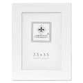 Lawrence Frames White Wood Picture Frame, Gallery Collection, 2 by 3-Inch, 2.5x3.5 - color: White, size: 2.5x3.5