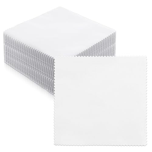 50 Pack 10-inch Cotton Fabric Squares, 10″ Precut Quilting Fabric Bundles, Solids White Charm Pack, for DIY, Beginners, Sewing, Craft (Wavy Edges) - color: White, size: 10″