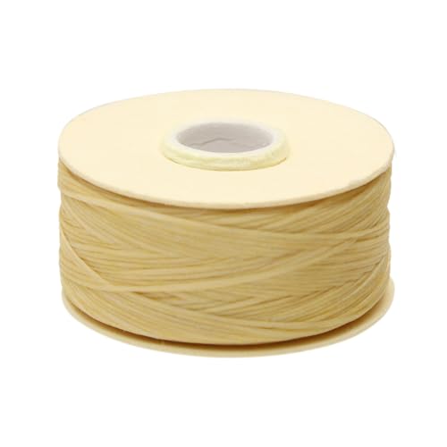 The Beadsmith Nymo Thread, Made of Nylon - size: Size D, 64 Yards, style: Cream